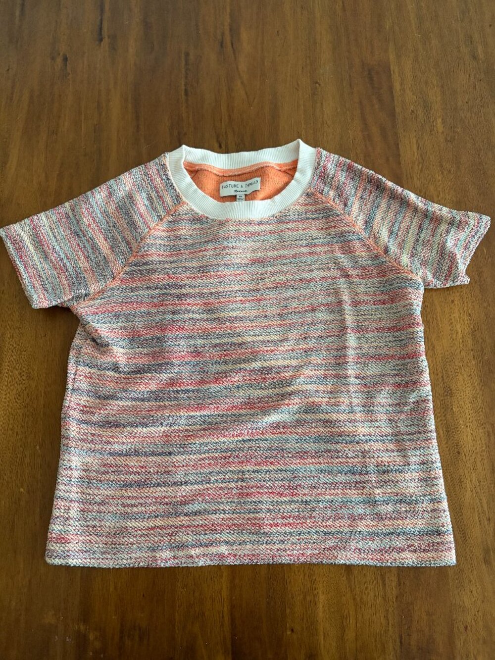 TeXTURE & THREAD Woven Cotton Blend Top Size Small